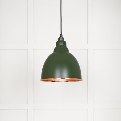 From The Anvil 49500SH - Smooth Copper Brindley Pendant in Heath  #finish_heath