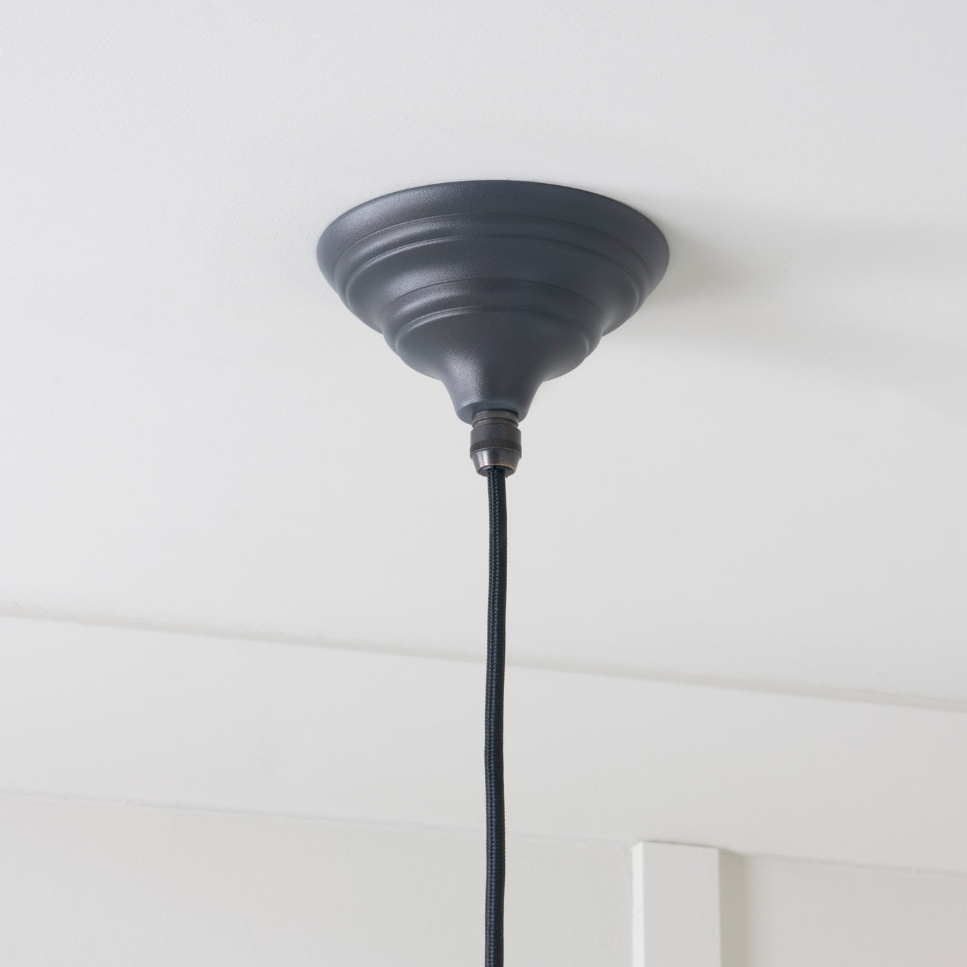 From The Anvil 49500SSL - Smooth Copper Brindley Pendant in Slate #finish_slate