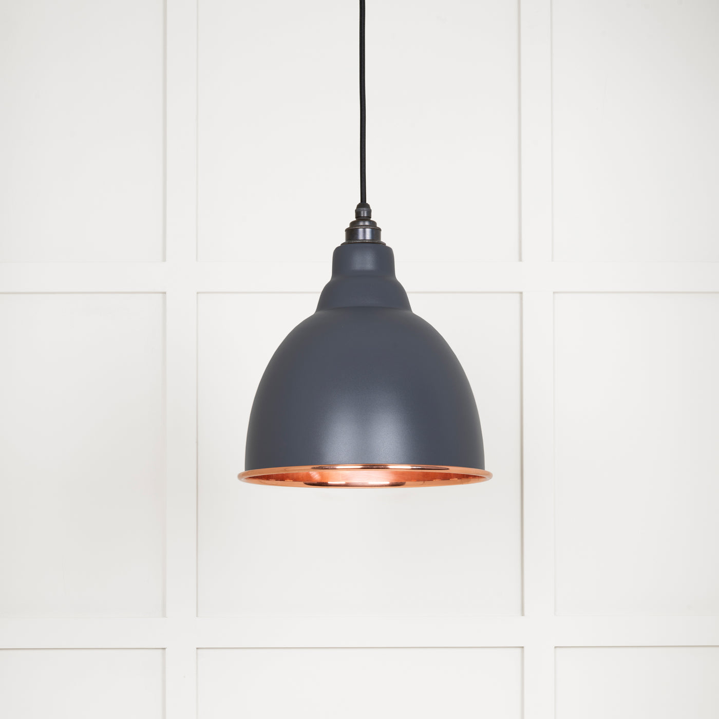 From The Anvil 49500SSL - Smooth Copper Brindley Pendant in Slate  #finish_slate