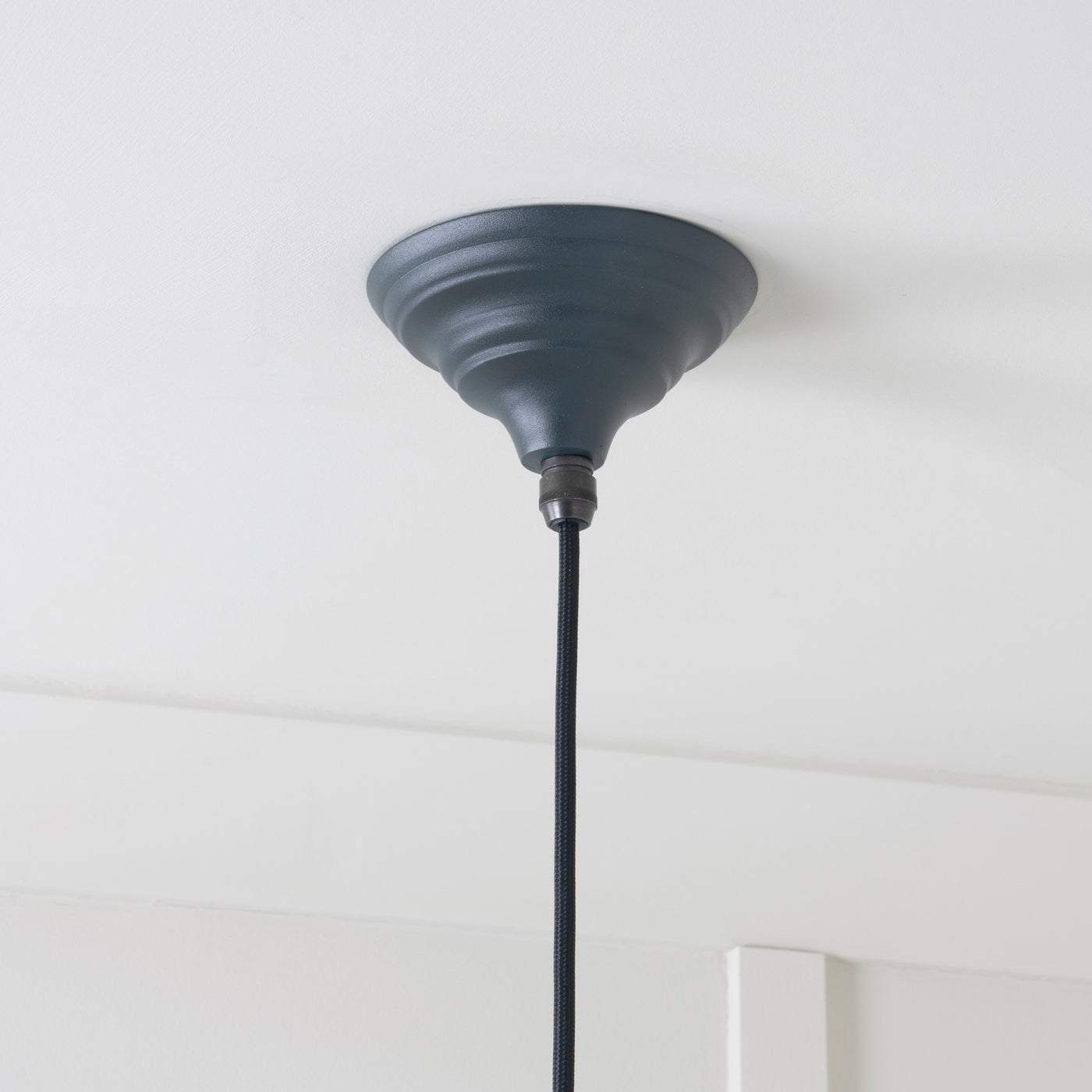 From The Anvil 49500SSO - Smooth Copper Brindley Pendant in Soot #finish_soot