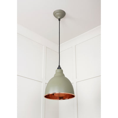 From The Anvil 49500STU - Smooth Copper Brindley Pendant in Tump #finish_tump