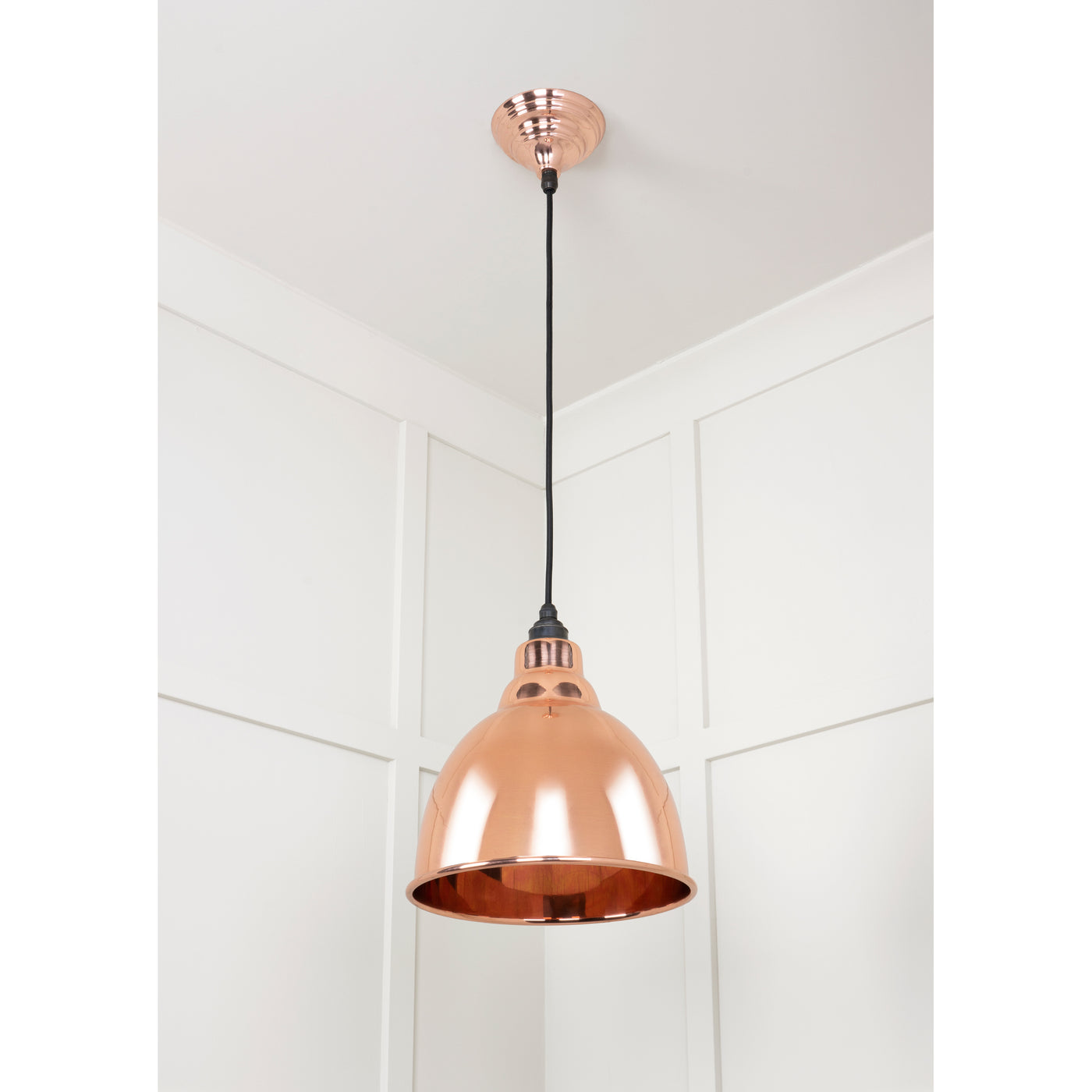 From The Anvil 49500S - Smooth Copper Brindley Pendant #finish_smooth-copper