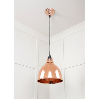 From The Anvil 49500S - Smooth Copper Brindley Pendant #finish_smooth-copper