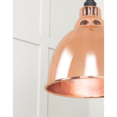 From The Anvil 49500S - Smooth Copper Brindley Pendant #finish_smooth-copper