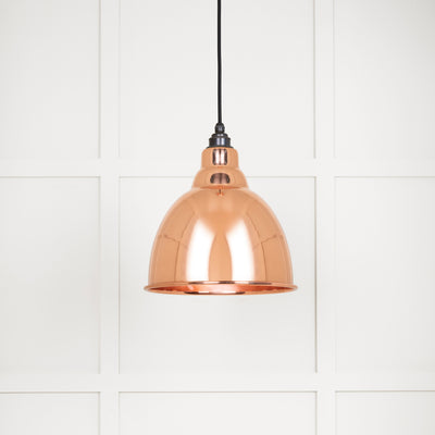 From The Anvil 49500S - Smooth Copper Brindley Pendant  #finish_smooth-copper