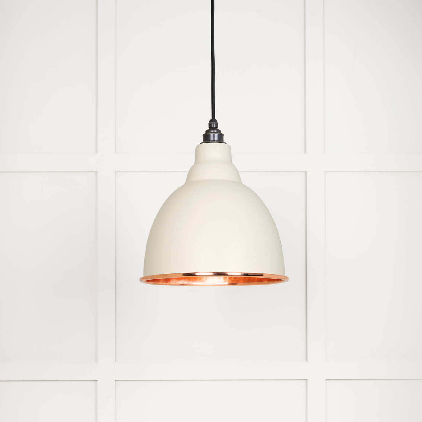 From The Anvil 49500TE - Hammered Copper Brindley Pendant in Teasel  #finish_teasel