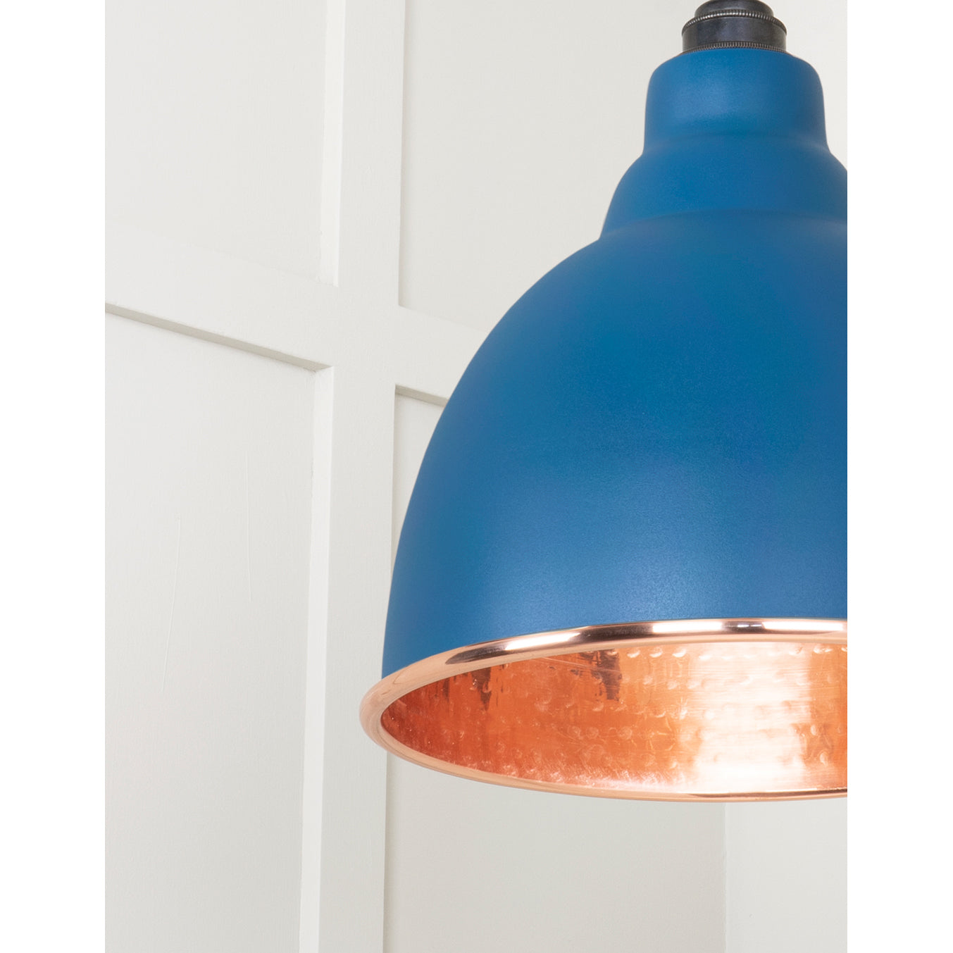 From The Anvil 49500U - Hammered Copper Brindley Pendant in Upstream #finish_upstream