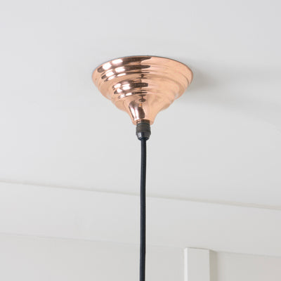 From The Anvil 49500 - Hammered Copper Brindley Pendant #finish_hammered-copper