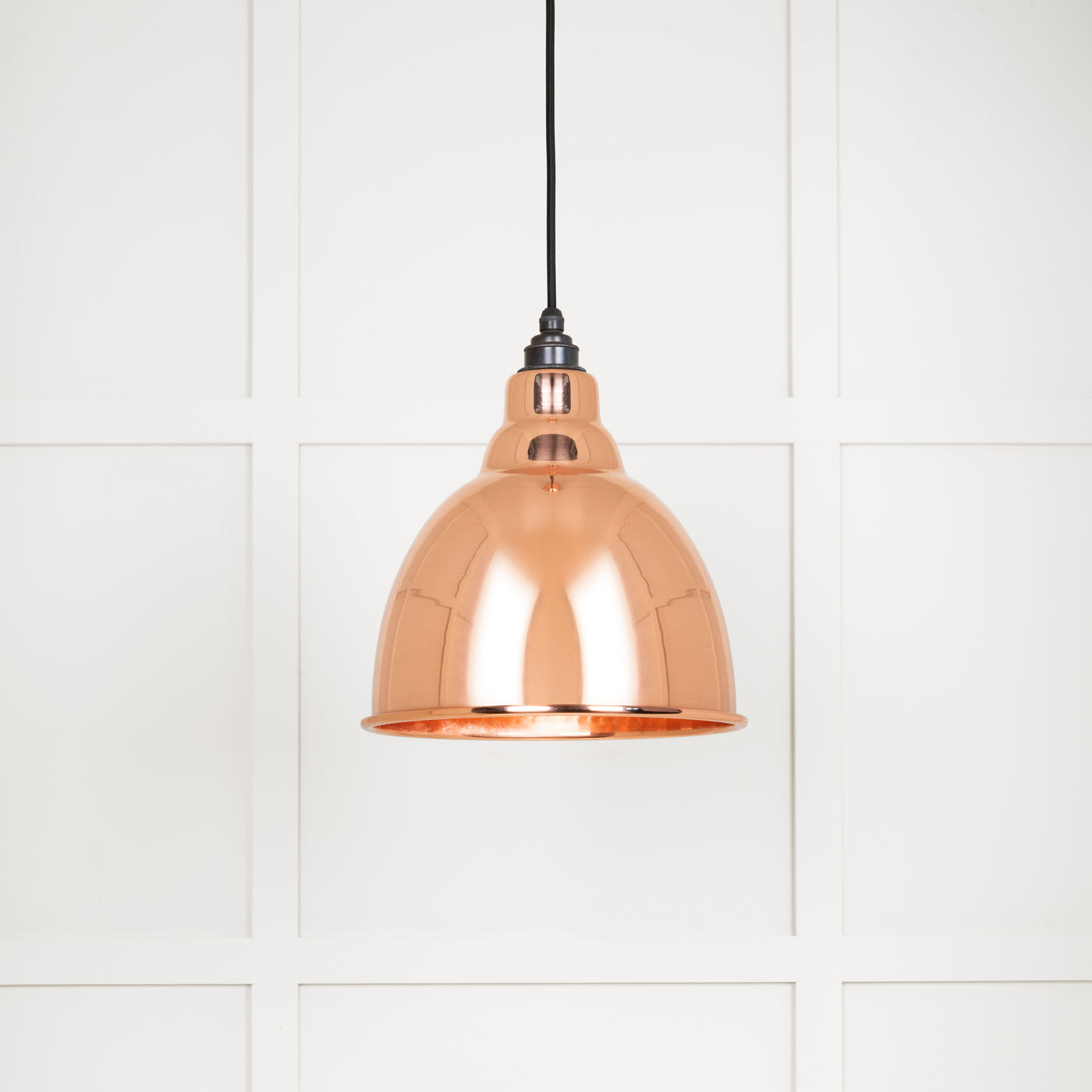 From The Anvil 49500 - Hammered Copper Brindley Pendant  #finish_hammered-copper