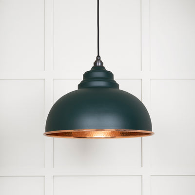 From The Anvil 49501DI - Hammered Copper Harborne Pendant in Dingle  #finish_dingle