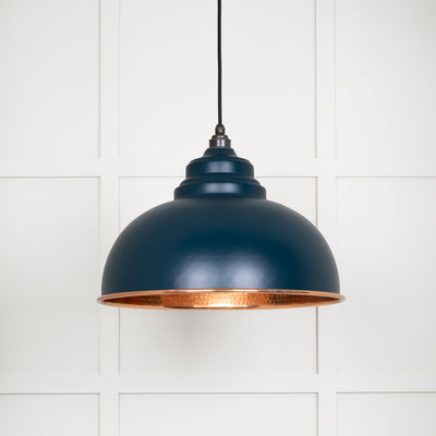 From The Anvil 49501DU - Hammered Copper Harborne Pendant in Dusk  #finish_dusk