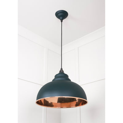 From The Anvil 49501SDI - Smooth Copper Harborne Pendant in Dingle #finish_dingle