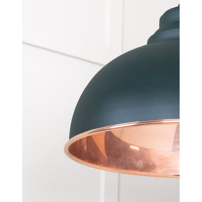 From The Anvil 49501SDI - Smooth Copper Harborne Pendant in Dingle #finish_dingle