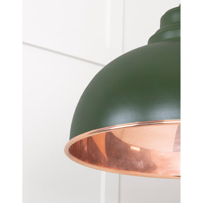 From The Anvil 49501SH - Smooth Copper Harborne Pendant in Heath #finish_heath