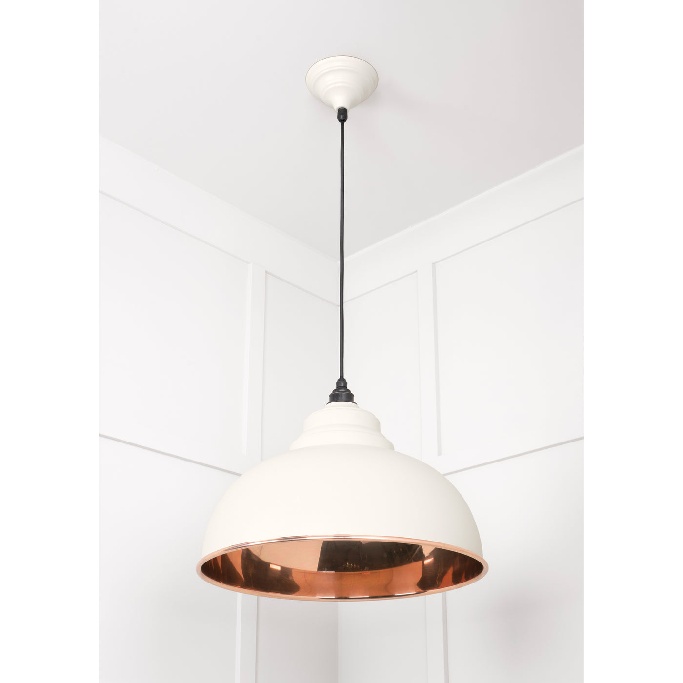 From The Anvil 49501STE - Smooth Copper Harborne Pendant in Teasel #finish_teasel