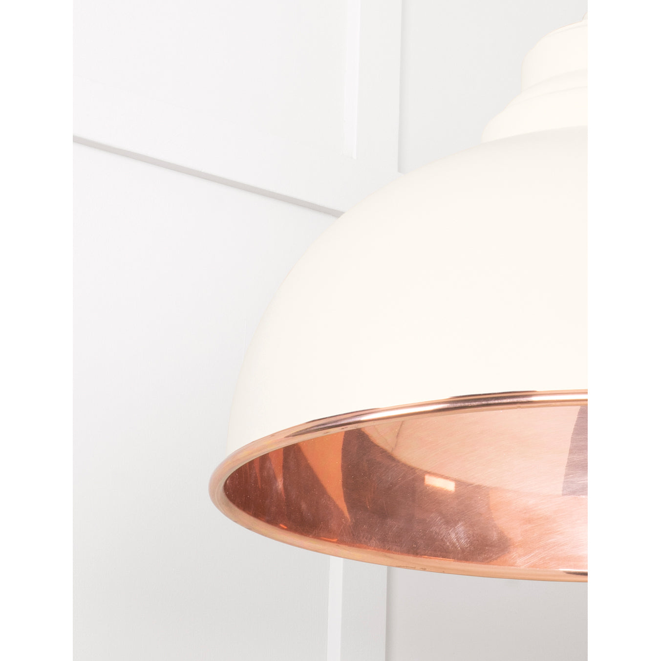 From The Anvil 49501STE - Smooth Copper Harborne Pendant in Teasel #finish_teasel