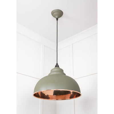 From The Anvil 49501STU - Smooth Copper Harborne Pendant in Tump #finish_tump