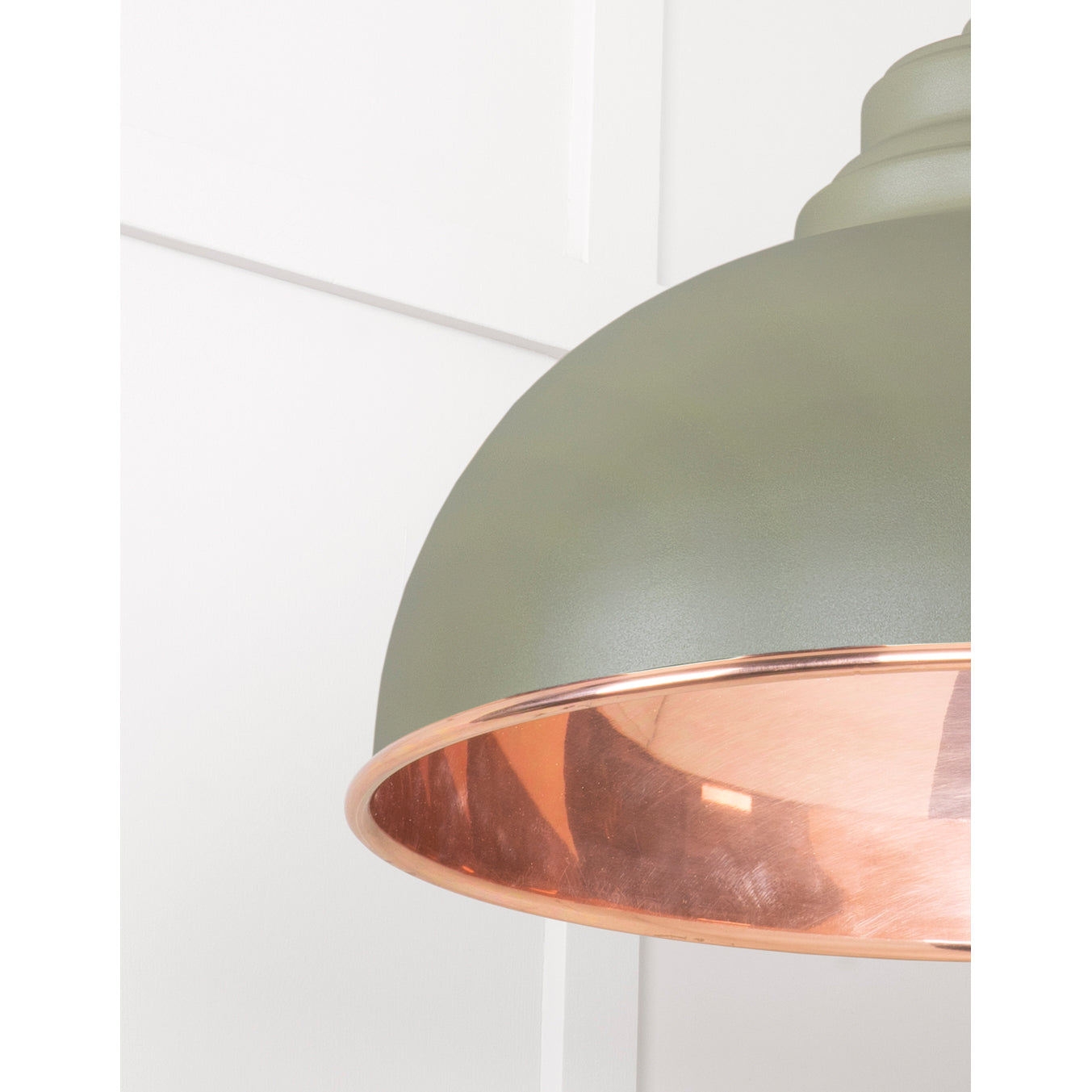 From The Anvil 49501STU - Smooth Copper Harborne Pendant in Tump #finish_tump