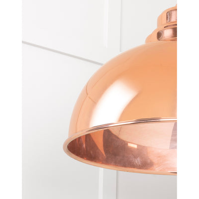 From The Anvil 49501S - Smooth Copper Harborne Pendant #finish_smooth-copper