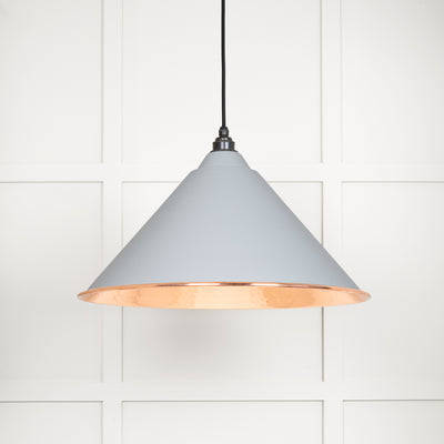 From The Anvil 49503BI - Hammered Copper Hockley Pendant in Birch  #finish_birch