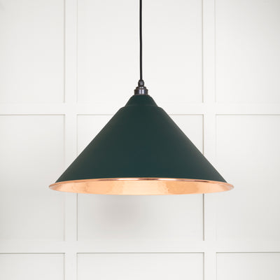 From The Anvil 49503DI - Hammered Copper Hockley Pendant in Dingle  #finish_dingle