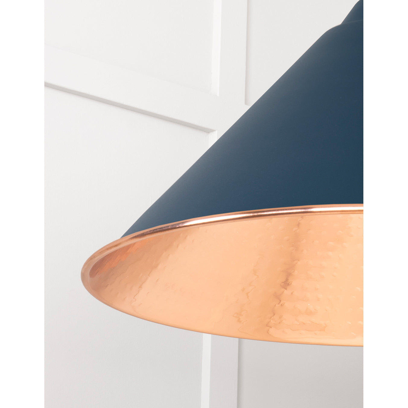 From The Anvil 49503DU - Hammered Copper Hockley Pendant in Dusk #finish_dusk