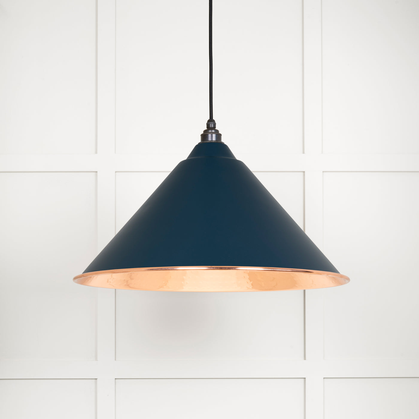 From The Anvil 49503DU - Hammered Copper Hockley Pendant in Dusk  #finish_dusk