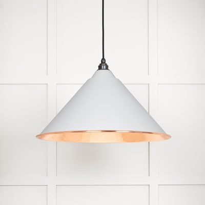 From The Anvil 49503F - Hammered Copper Hockley Pendant in Flock  #finish_flock