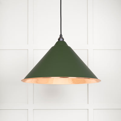 From The Anvil 49503H - Hammered Copper Hockley Pendant in Heath  #finish_heath