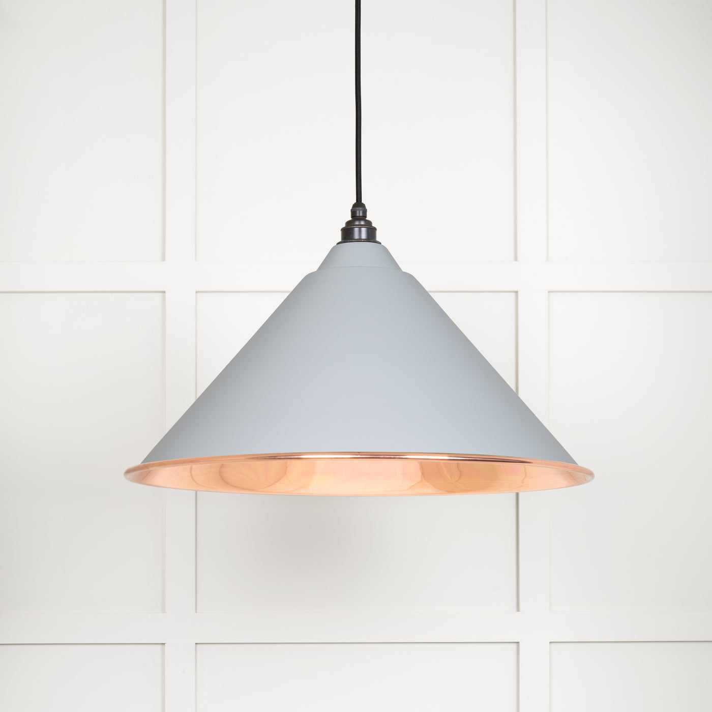 From The Anvil 49503SBI - Smooth Copper Hockley Pendant in Birch  #finish_birch