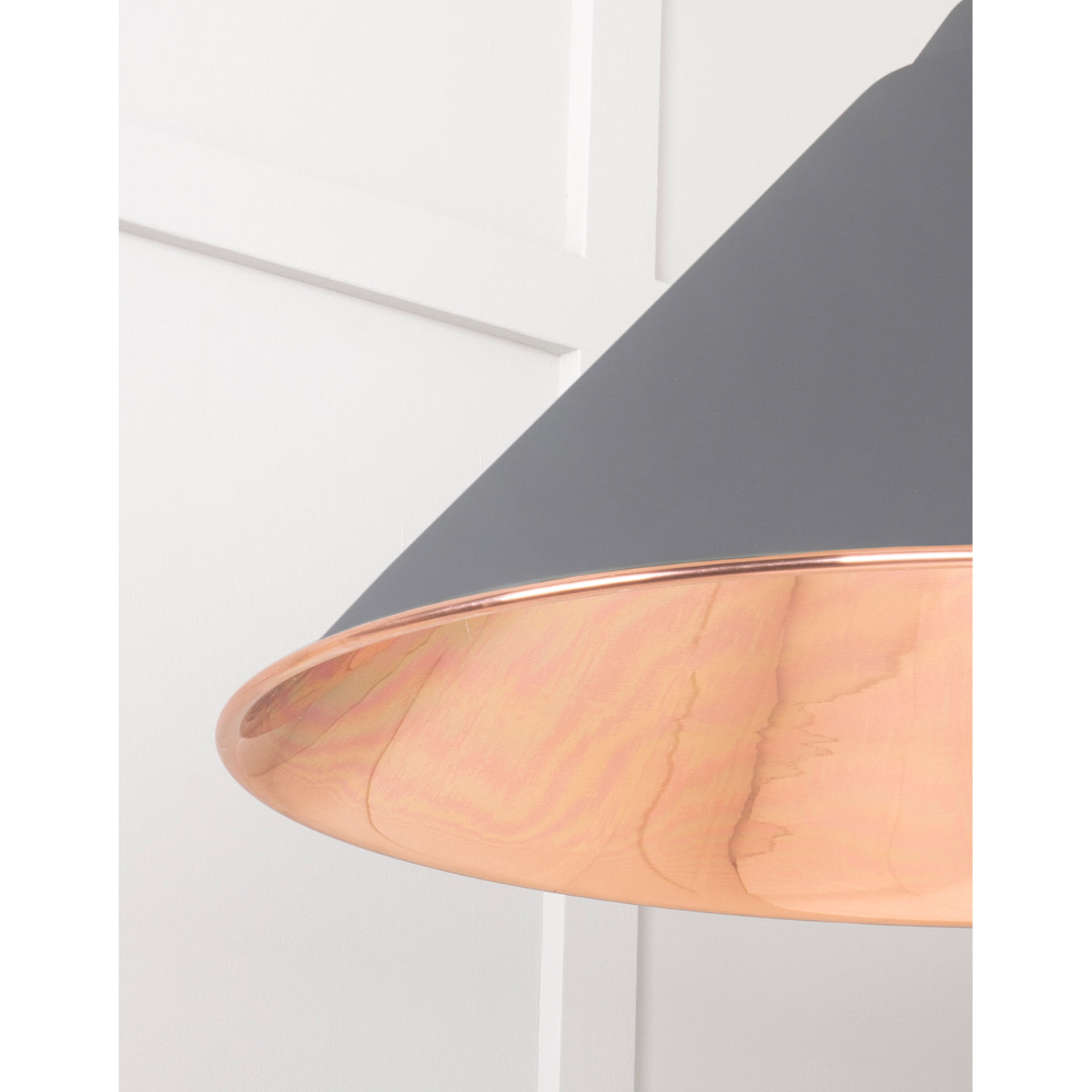 From The Anvil 49503SBL - Smooth Copper Hockley Pendant in Bluff #finish_bluff