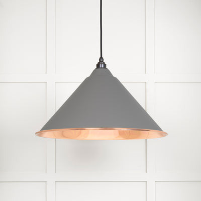 From The Anvil 49503SBL - Smooth Copper Hockley Pendant in Bluff  #finish_bluff