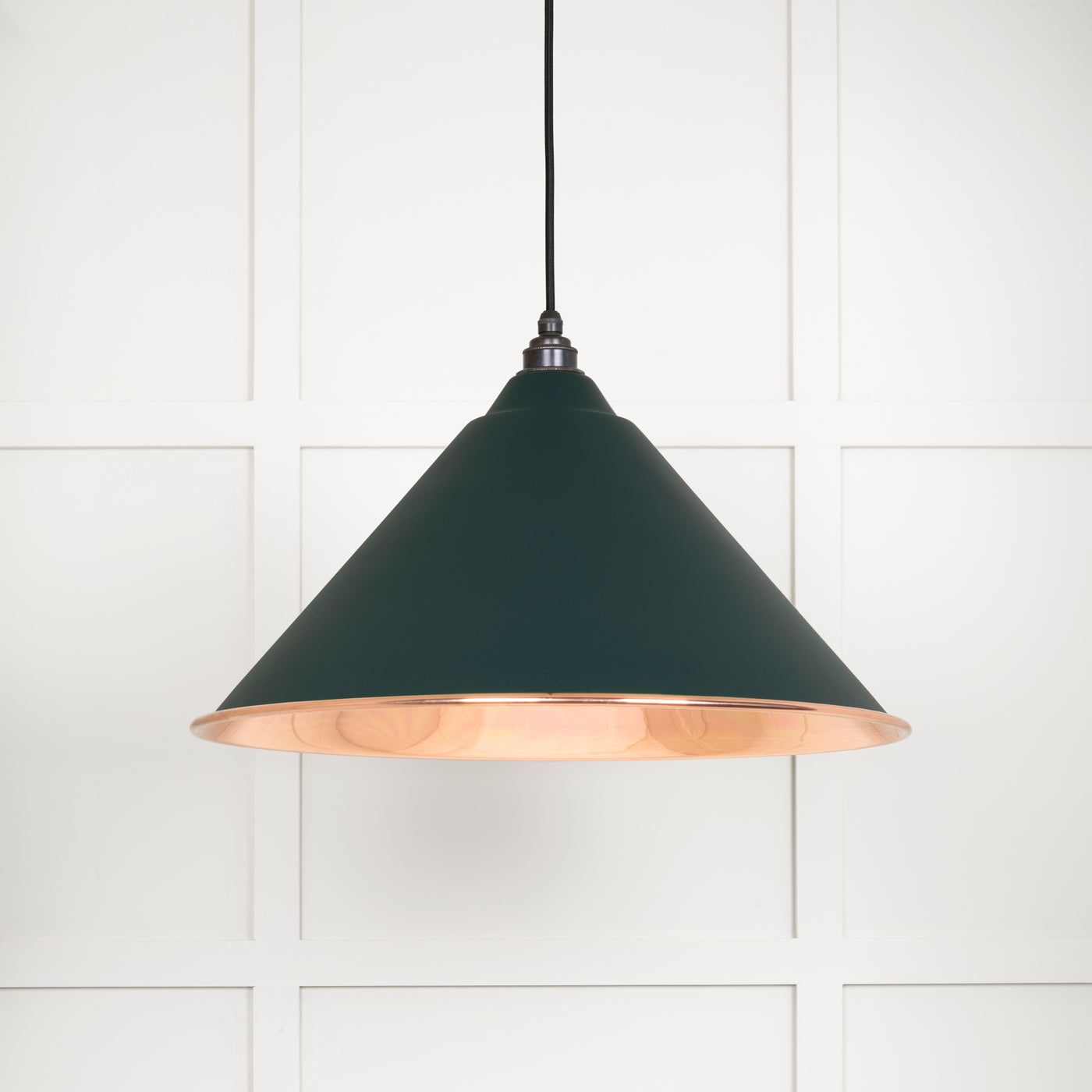 From The Anvil 49503SDI - Smooth Copper Hockley Pendant in Dingle  #finish_dingle