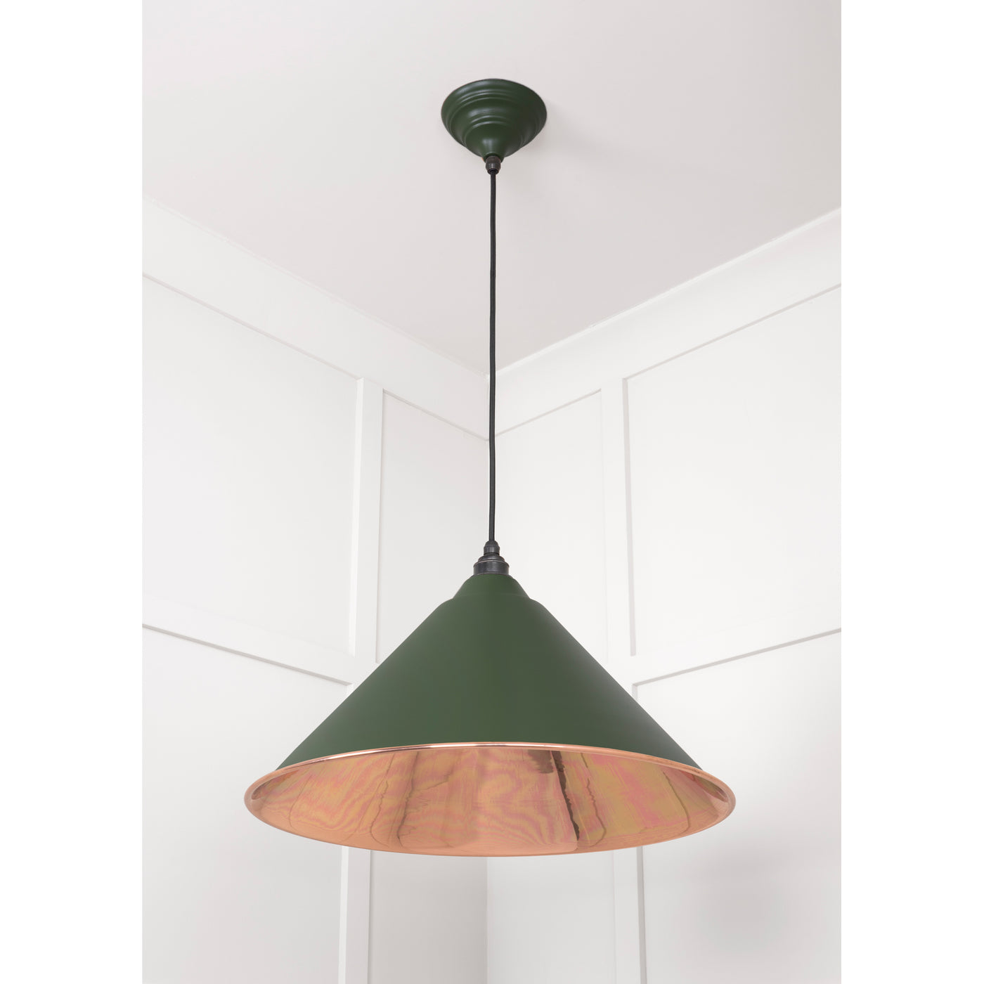 From The Anvil 49503SH - Smooth Copper Hockley Pendant in Heath #finish_heath