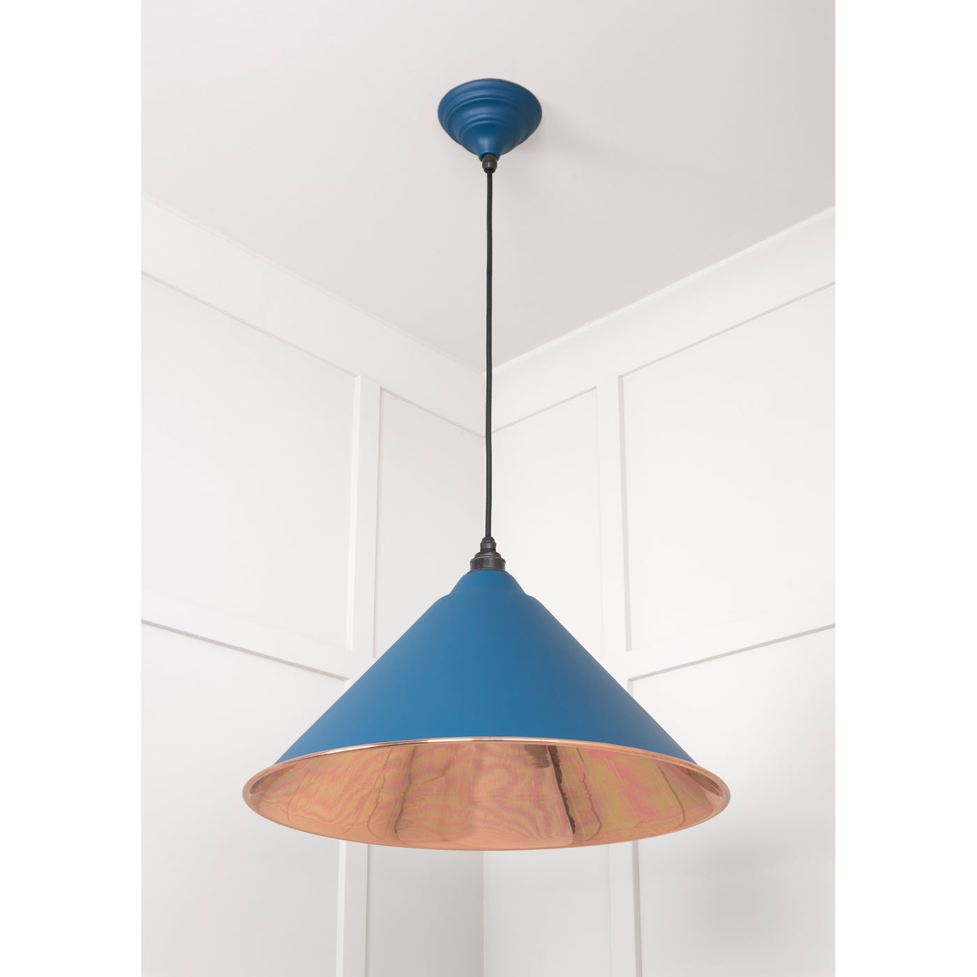 From The Anvil 49503SU - Smooth Copper Hockley Pendant in Upstream #finish_upstream