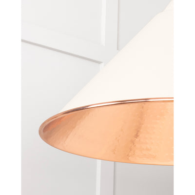 From The Anvil 49503TE - Hammered Copper Hockley Pendant in Teasel #finish_teasel