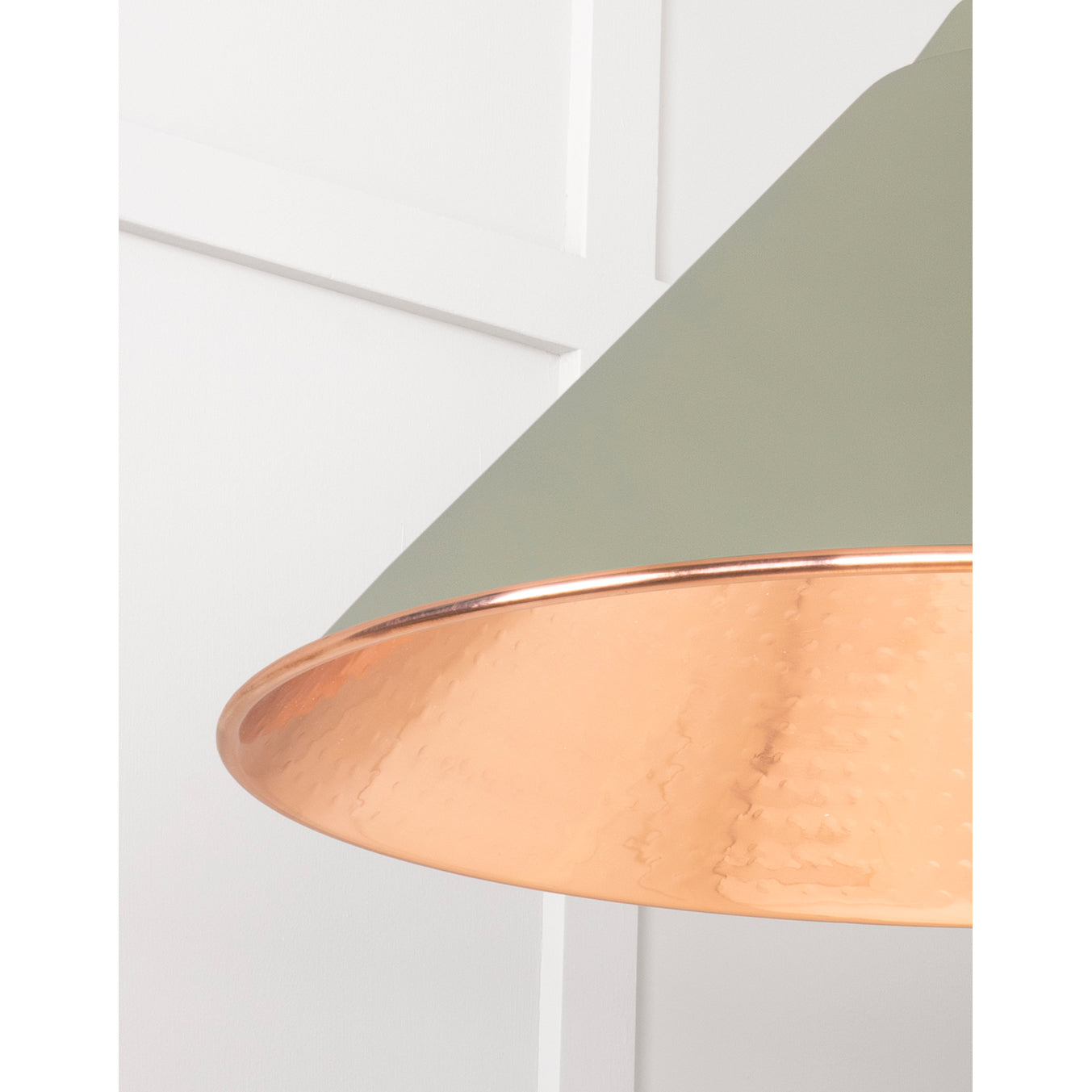 From The Anvil 49503TU - Hammered Copper Hockley Pendant in Tump #finish_tump