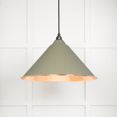 From The Anvil 49503TU - Hammered Copper Hockley Pendant in Tump  #finish_tump