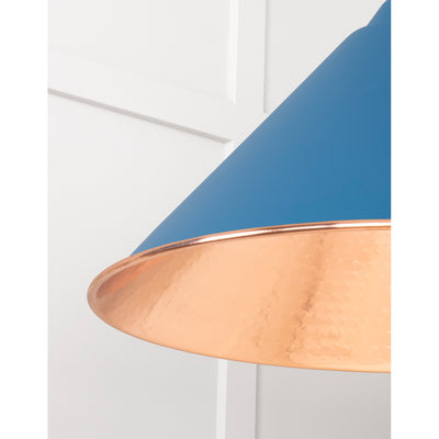 From The Anvil 49503U - Hammered Copper Hockley Pendant in Upstream #finish_upstream