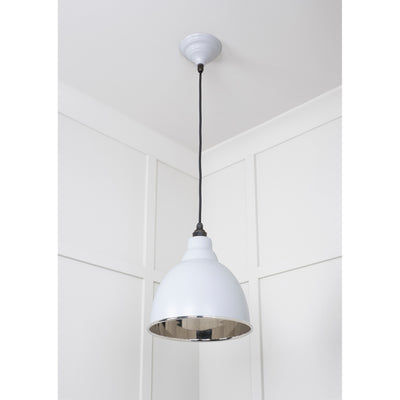 From The Anvil 49504BI - Smooth Nickel Brindley Pendant in Birch #finish_birch