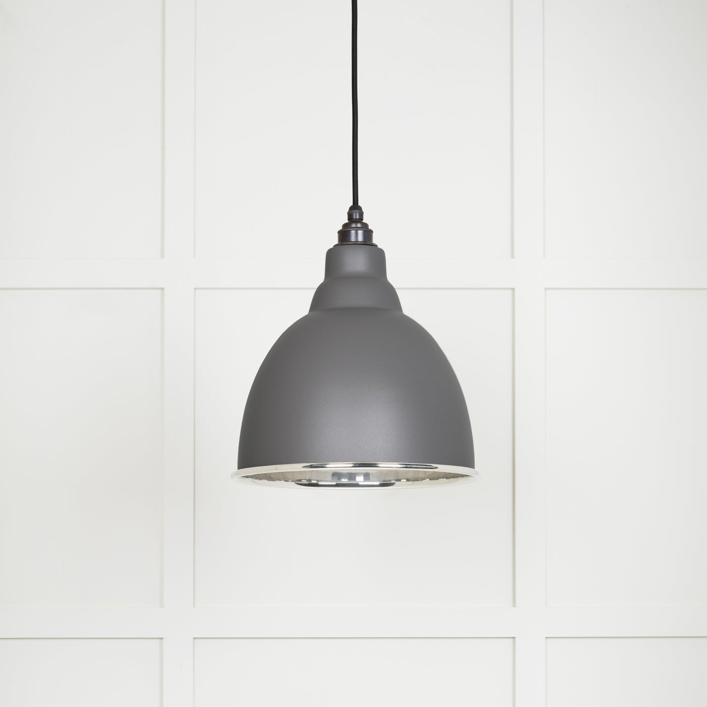 From The Anvil 49504BL - Smooth Nickel Brindley Pendant in Bluff  #finish_bluff