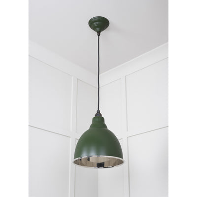 From The Anvil 49504H - Smooth Nickel Brindley Pendant in Heath #finish_heath