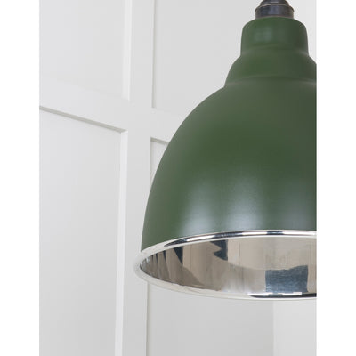 From The Anvil 49504H - Smooth Nickel Brindley Pendant in Heath #finish_heath