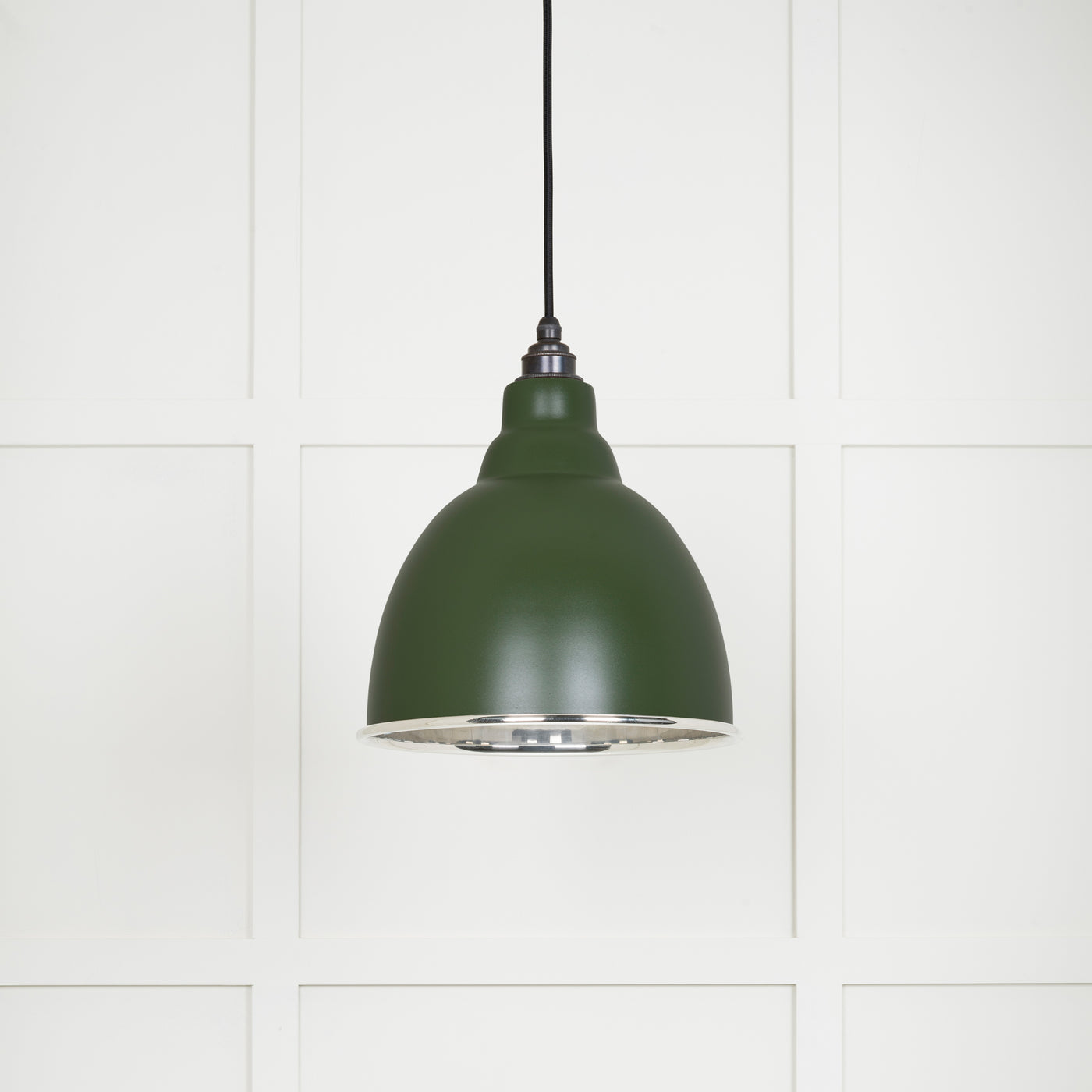 From The Anvil 49504H - Smooth Nickel Brindley Pendant in Heath  #finish_heath