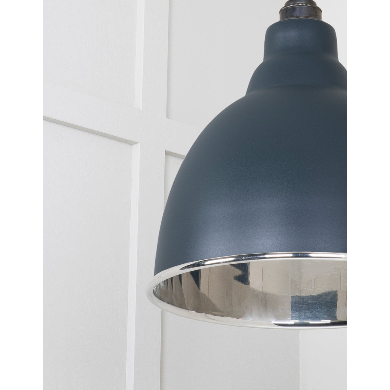 From The Anvil 49504SO - Smooth Nickel Brindley Pendant in Soot #finish_soot