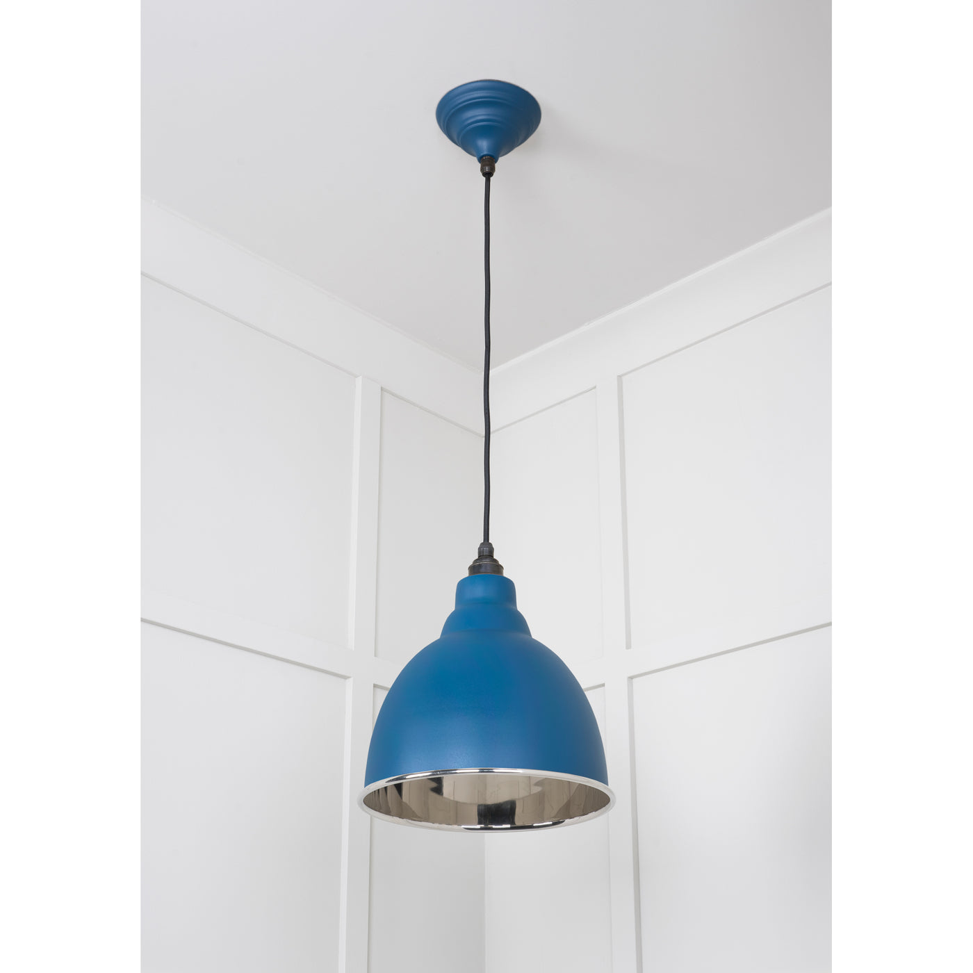 From The Anvil 49504U - Smooth Nickel Brindley Pendant in Upstream #finish_upstream