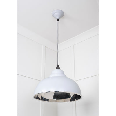 From The Anvil 49505BI - Smooth Nickel Harborne Pendant in Birch #finish_birch