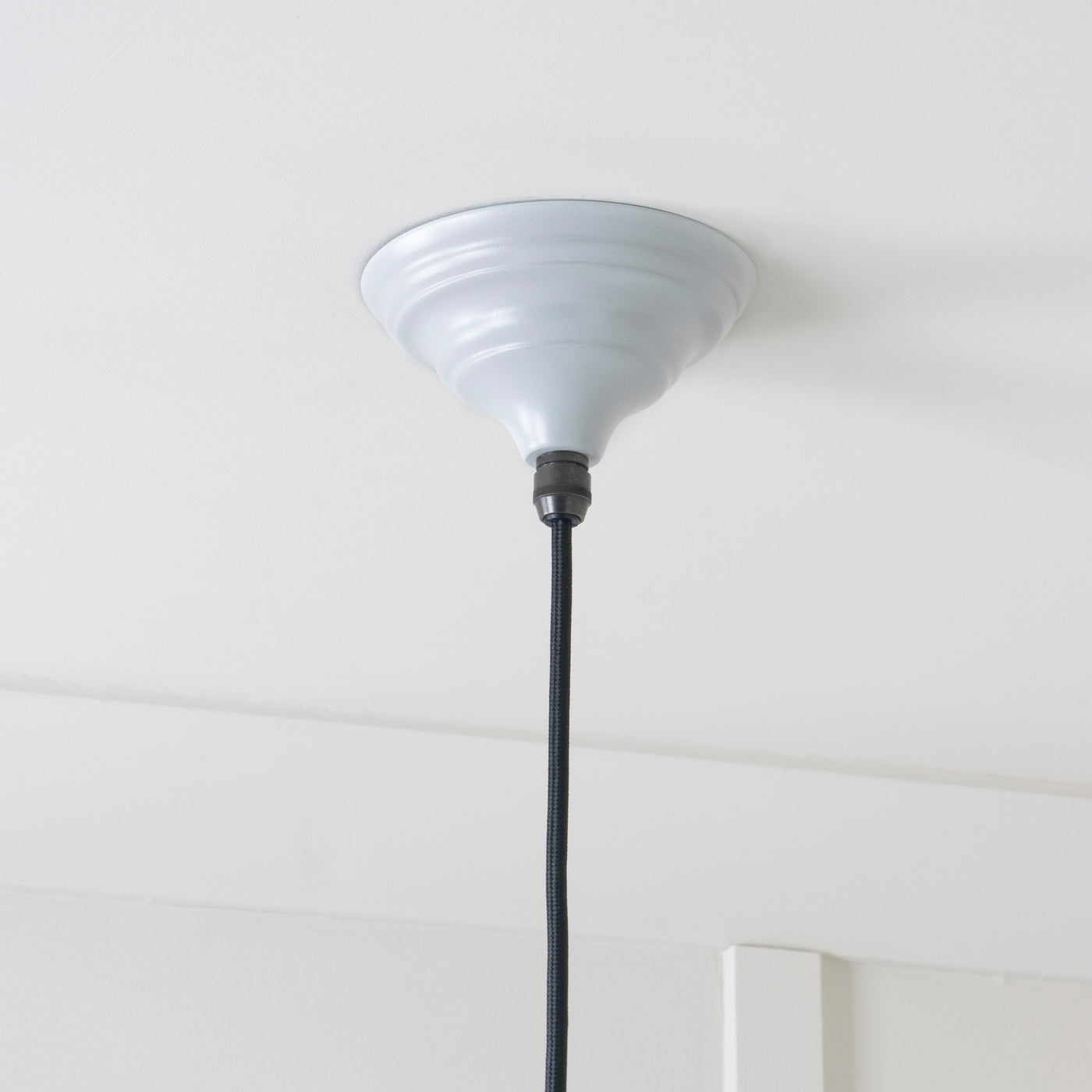 From The Anvil 49505BI - Smooth Nickel Harborne Pendant in Birch #finish_birch