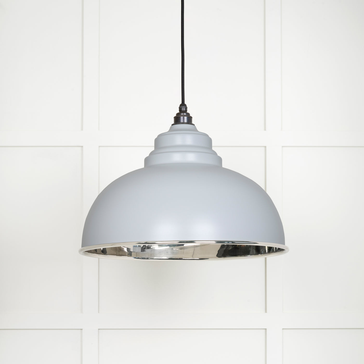 From The Anvil 49505BI - Smooth Nickel Harborne Pendant in Birch  #finish_birch