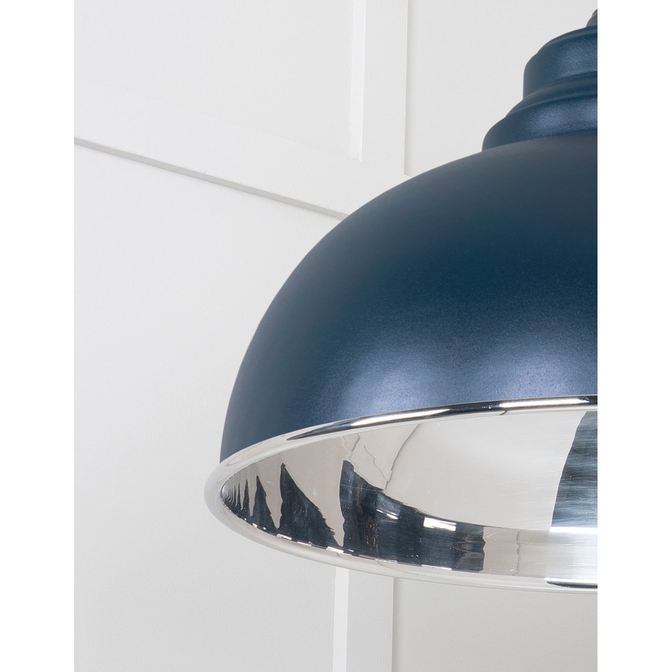 From The Anvil 49505DU - Smooth Nickel Harborne Pendant in Dusk #finish_dusk